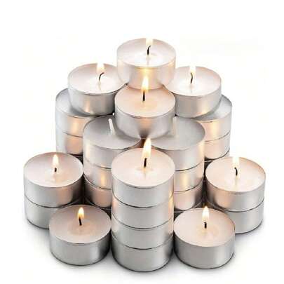 100pcs Minimalist Small Candles, Daily Casual Party Supplies, White, Pink, Red Candles, Single Candle Burning Time 2hrs, 3hrs, 4hrs, Suitable For Wedding And Dinner Table, Creating Romantic Atmosphere
