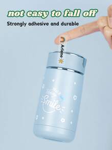 Customized Transparent Cartoon Name Stickers For Children, Waterproof And Fade-Resistant Transparent Stickers, Suitable For Water Bottles, Books, Pencil Cases, Pencils, And Other School Supplies, Available In Sets Of 30/40/50/60/80/90/100/120/150/180 Pieces. Back To School,Multi-Functional,Ornamental,Letter,Stylish,Modern,Colorful,Cute,Adorable,Casual,Custom,Personalised,Unique,Customized,Ideal Gifts For Him,Ideal Gifts For Her,Multi-Functional,Ornamental,Letter,Stylish,Modern,Colorful,Cute,Adorable,Casual,Custom,Personalised,Unique,Customized,Ideal Gifts For Him,Ideal Gifts For Her - Multicolor - View 4