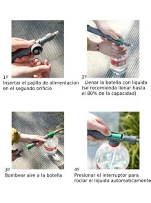 Vmingo Sprayer Sprinkler Bottle Cap Thread Manual Valve Garden - Grey - View 2