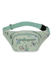 Bolsa de cintura multifuncional y de gran capacidad, resistente al agua, unisex, duradera para uso empresarial y en sitios de construcción (patrón cortado al azar) - Multicolor - Ver 15