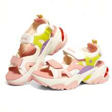 Skechers Collab Thick Sole Hook And Loop Sandals, Pink - Pink - View 4