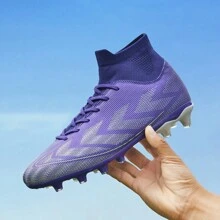 Chuteiras de futebol, Chuteiras de beisebol, Chuteiras de futebol, Calçados esportivos para homens e mulheres, Tachas TF, Estudantes, Adultos, Treinamento, Grama artificial, Grama natural, Tachas longas AG, Antiderrapante, Durável, Confortável, profissional, Chuteiras de futebol de cano alto para adolescentes, Liga dos Campeões, Copa do Mundo, Melhor