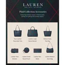 Plaid Medium Karly Tote Bag - Tartan/navy - View 4