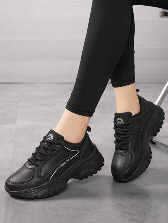 女士系带户外休闲运动鞋，防水防滑跑步鞋，适合春秋季节和所有季节