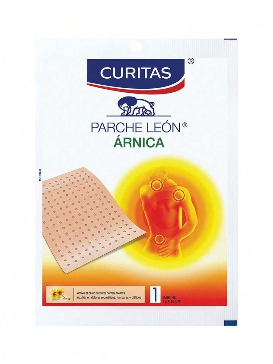 Curitas Parche Leon Arnica - Blanco - Ver 1