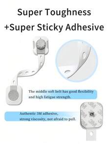 6pcs Baby Cabinet Locks,Child Multi-Functional Cabinet Locks And Refrigerator Locks,Baby Proof Security Protector Drawer Door Locks, Plastic Door Locks,Shower Family Decorations Gifts - Multicolor - View 5