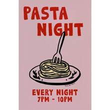 1 件现代厨房美味食物披萨沙丁鱼咖啡下午茶复古海报帆布画墙壁艺术家居装饰无框 - 彩色 - 查看 39