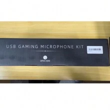 1 Set NJSJ USB Gaming Microphone For PC, Condenser Mic With Arm Mount Compatible With PS4///Mobile Phone, Touch Mute, RGB Lighting, Gain Knob And Monitoring Jack For Streaming, Podcast,