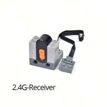 Elektromotor-Einheit-Kit, angetriebener mechanischer Bausteinsatz, kompatibel mit Konstruktionssteinen, batteriebetriebener RC-Bausteinsatz für Sportwagen, Automobile, Züge und Zubehör, leistungsstarke Motoreinheit mit fortschrittlicher Steuerung und Kompatibilität. Zimmer dekorieren, Wintergeschenk, Zug, Motor, Bausteine, RC Automodell Spielzeug (Zufallsfarbe)