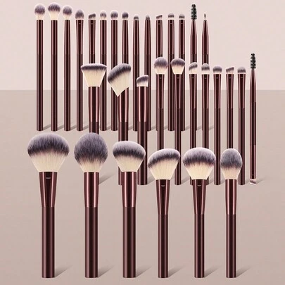2/3/10/15/20/25/32pcs Makeup Brush Set, Premium Synthetic Hair Eye Shadow Blending Brush Set, Cosmetic Tools,Giveaways,Professional Makeup Brushes,Complete Makeup Set