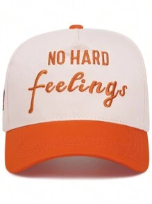 1 Stück "Keine Harte" Rose 3D Stickerei Baseballcap, Unisex Outdoor Sport Racing Lässig Snapback, amerikanischer Trucker-Stil