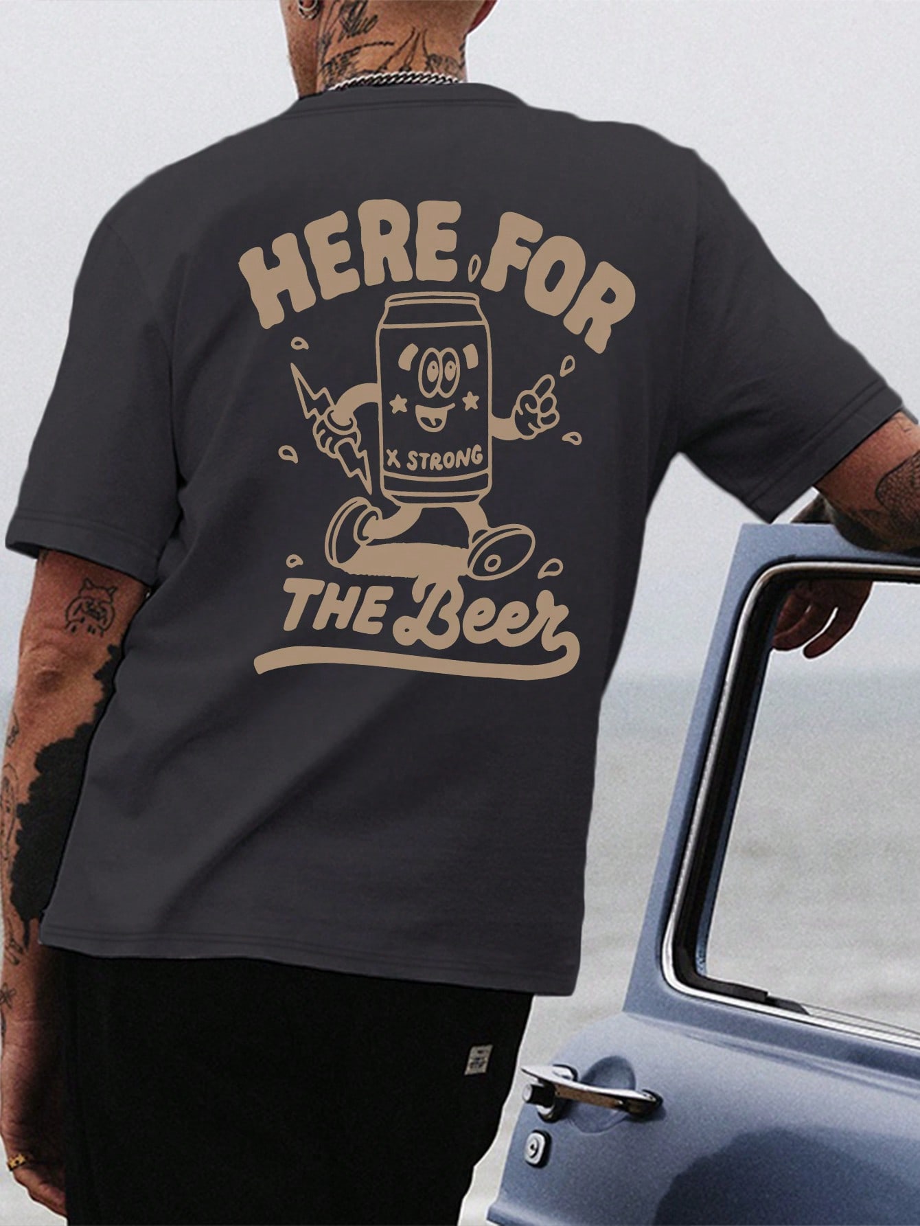 Fashionable Men's Short Sleeve T-Shirt | Personalized Graphic Design | Essential For Summer | Comfortable & Breathable, Showcases Personality