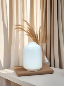 1PC Elegant Resin Simple Cylindrical Vase For Home Decor - Perfect For Flowers, Coffee Tables, And Office Decorations - Ideal Small Flower Vase For Living Rooms, Bedrooms, And TV Stands - A Beautiful Birthday Or Festival Gift