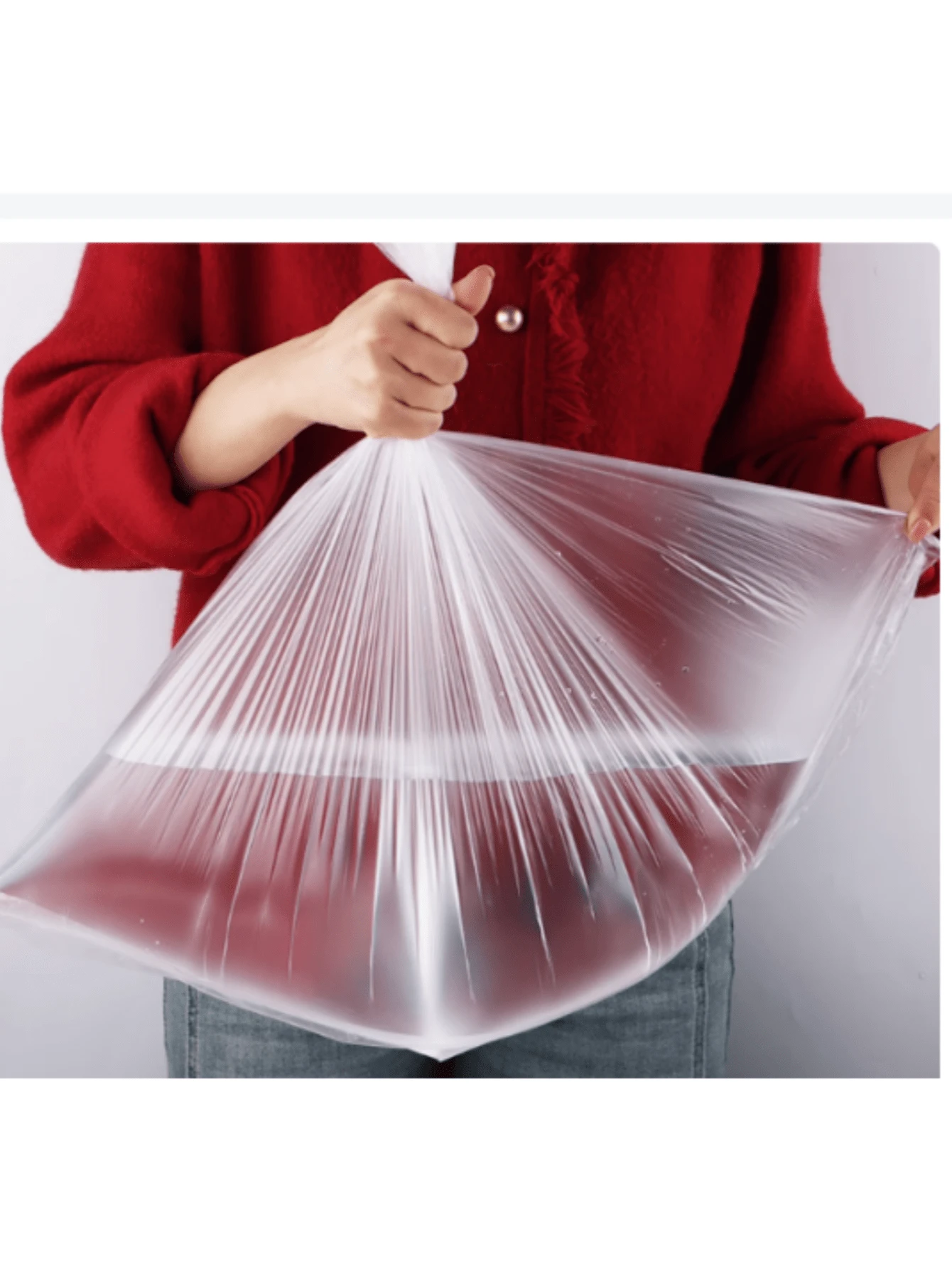 100pcs Disposable Clear Plastic Foot Covers, Unscented PE Moisturizing Socks For Foot Care, Pedicure Tools For Hands & Feet Hydration – Buy The Best Products In The Online Store - Foto 8