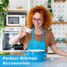 2 / 1 pezzo Barattoli di vetro per condimenti, contenitori per spezie, vasetti per barbecue, contenitori per sale e pepe, organizer per utensili da cucina