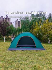 1 pieza Carpa cómoda para 1-3 personas, fácil de montar, plegable, amigable con el almacenamiento, a prueba de lluvia, con protección solar, a prueba de mosquitos, con malla, varios tamaños