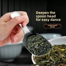 1pc Stainless Steel Sturdy High-Quality Short-Handled Tea Spoon/Coffee Dessert Spoon Back To School