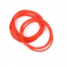 10 Stücke/Set Bohemian Mehrschicht Ultraflach PVC 3mm Armband Set, farbiges Ring Ketten Armband, geeignet für Frauen Hochzeitsfeier