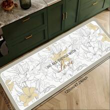 1 件防滑硅藻土浴室垫，超吸水快干柔软淋浴地垫，可机洗，厕所和卧室垫，家庭浴室地毯，厨房和洗衣房地毯 - 彩色 - 查看 16