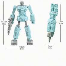 Robot Transforming Pen, Can Write And Transform, Two-In-One Creative Stationery, DIY Shape, Ideal Choice As A Birthday Gift, Classroom Prize, Christmas Gift, New Year Gift, Party Favor, And Holiday Gift, Perfect For Everyday Writing And Office Supplies.,Back To School