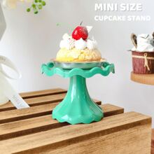 1Pc Mini Cupcake Stand Small Cake Display Stand For Chocolate,Dessert,Wedding,Birthday,Baby Shower,Tea Party Supplies,Gold
