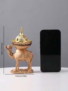 1 件树脂创意立式骆驼雕像香炉，适合客厅、书房、卧室、餐厅的家居装饰，拉玛节、情人节、母亲节、感恩节，最佳节日礼物拉玛 - 彩色 - 查看 3