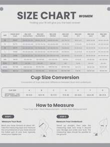 Women's Personalized Text/Name/Photo/Letter Print Push-Up Supported Underwire Brassiere, Sexy Low-Cut Bra