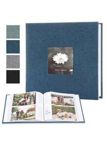 Christmas 1pc 6-Inch Photo Album, Minimalist Pocket-Style Photo Frame, Stores Up To 300 Photos, Creative Gifts, Wedding Decoration, Back To School Season Home Decor New Year Gift - Multicolor - View 15