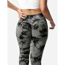 Scrunch Butt Lift Leggings for Women Workout Yoga Pants Ruched Booty High Waist Seamless Leggings Compression Tights - Negro - Ver 4