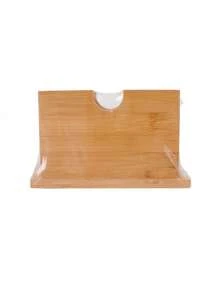 Minimalist Bamboo Tissue Box, Suitable For Hotel, Restaurant Tabletop Napkin Storage
