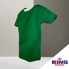 King T-shirt Men's 100% Cotton Short Sleeve Crew Neck T-Shirt - High Quality Basic T-Shirts For Printing, Customizing, Business And Entrepreneur Uniforms. In Various Colors - Ideal For Clothing And Advertising Businesses