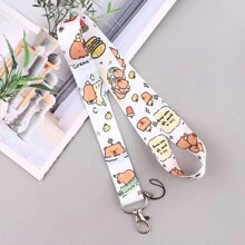 Cute Capybara Keychain, Adorable Charm Accessory Car Accessories Bag Charm School Goth Y2k Halloween Accessories Teachers Day Christmas Gift Ideas Bag Lanyards With Id Holder Car Accessories Bag Charms Car Accessories Friend Sister - HX9855 - View 7