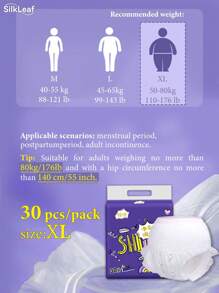 10/30片装，卫生巾，夜用护垫，女性经期专用，干爽透气，超薄速吸收，经期内裤，夜间防护裤 - 白色 - 查看 15