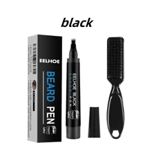 Beard Pencil Filler Kit - Waterproof, Long-Lasting, Natural Makeup Beard Pen With 4-Tip Design, Beard Brush, And Alcohol-Free Formula - Perfect Fathers Day Gift For Men Hair Removal, Face Hair Removal, Hair Trimmer, Hair Trimmer, Barber Supplies, Haircut, Bag, Organizer, Storage, Hair Clips, Hair Accessories