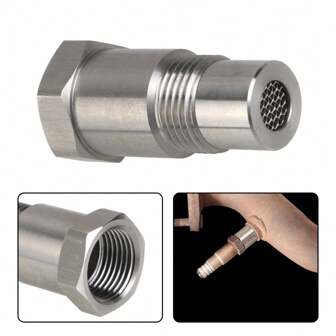 1PC Car Oxygen O2 Sensor Fix Check Exhaust Gas Oxygen Sensor Engine Light Eliminator Adapter M18X1.5 Automobile Accessories