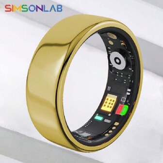 SIMSONLAB 2025 新款智能戒指，带计步器的智能健身戒指，男女通用设计，适合男女的运动和日常休闲礼物，情人节礼物