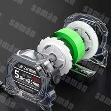 Cinta Metrica Flexometro Regla Retractil Fluorescente 10m,cinta métrica duradera y de alta precisión - transparente - Ver 8