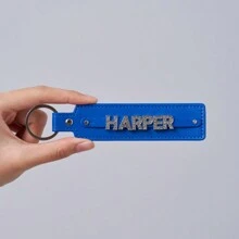 Personalisierter Acryl Mehrfarbiger Buchstaben Schlüsselanhänger, bestes Weihnachtsgeschenk, Geburtstagsüberraschung für Familie und Freunde, Leder Schlüsselanhänger, Acryl Namenspersonalisierung, Herbst/Winter Feiertags Geschenk, Überraschung für Lieblingsmenschen