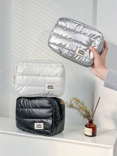 1 Pc Solid Color Women Makeup Bag For Winter Travel Large Warm And Soft Cosmetic Storage Pouch Makeup Travel Toiletry Organizer Essentials Gifts Storage Zipper Accessories Nail,Makeup Bag,Make Up Bag,Makeup Bags,Cosmetic Bag,Makeup Organiser,Travel,Makeup Pouch,Bag,Vanity,Make Up Pouch,Travel Essentials,Pouch Bag,Make Up Bags,Bags,Travel Essential,Vanity Accessories,Small Makeup Bag,Makeup Pouch,Cosmetic Bag,Travel Essential,Large Capacity,Large Makeup Bag,Christmas Gifts,Pouch,Travel,Gifts For Women,Women's Necessaire,Travel Essential,Pouch,Clutch / Small Handbag,Necessaire,Makeup Organizer,Makeup Organize,Pouch,Brush Holder,Mini Pouch,Large Capacity Pouch