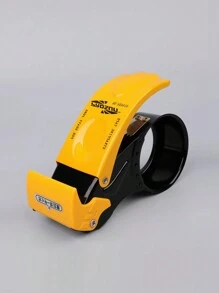 Dispensador y cortador de cinta de embalaje de metal reforzado de 5 cm de ancho actualizado, máquina manual de sellado de cartón, herramienta cortadora de embalaje, suministros de empaque logístico - Multicolor - Ver 1