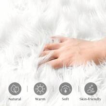 1pc Faux Wool Soft Plush Pink Heart Decorative Throw Pillow Cover, Suitable For Living Room And Bedroom, Soft, Cozy, Non-Shedding, Washable, Foldable And Removable, Can Also Be Used For Sofa, Window Seat, Room Decor