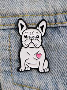 1 件装狗狗可爱宠物珐琅别针卡通女士胸针翻领别针背包徽章服装配饰动物珠宝礼品女士日常派对配饰、时尚珠宝、最佳朋友礼物情人节礼服配饰衣服别针包饰学校办公室配饰衬衫夹克圣诞节万圣节衣服别针有趣的教师礼物