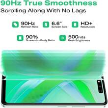 Infinix Smart 8 3GB+64GB T606 6.6" 90Hz Display 50MP Dual AI Camera 5000mAh Global Version Charging Head European Specifications Smartphone - Black - View 5