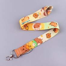 Cute Capybara Keychain, Adorable Charm Accessory Car Accessories Bag Charm School Goth Y2k Halloween Accessories Teachers Day Christmas Gift Ideas Bag Lanyards With Id Holder Car Accessories Bag Charms Car Accessories Friend Sister - HX9855 - View 3