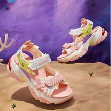 Skechers Collab Thick Sole Hook And Loop Sandals, Pink - Pink - View 5