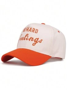 1 Stück "Keine Harte" Rose 3D Stickerei Baseballcap, Unisex Outdoor Sport Racing Lässig Snapback, amerikanischer Trucker-Stil