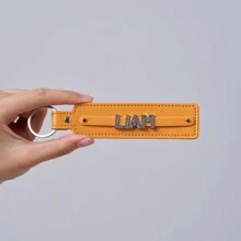 Personalisierter Acryl Mehrfarbiger Buchstaben Schlüsselanhänger, bestes Weihnachtsgeschenk, Geburtstagsüberraschung für Familie und Freunde, Leder Schlüsselanhänger, Acryl Namenspersonalisierung, Herbst/Winter Feiertags Geschenk, Überraschung für Lieblingsmenschen