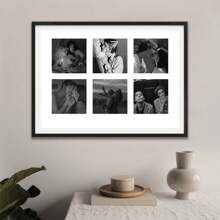 1buc Fără rame, Fotografii personalizate alb-negru super cool, pânză, Comemorare de ziua de naștere, Record de viață de cuplu, Record de viață de familie, Record de relație de prieteni, Star, Anime, Combinație proprie, Camera de zi Dormitor Decorare perete Cadouri Absolvire - Multicolor - Vizualizare 17