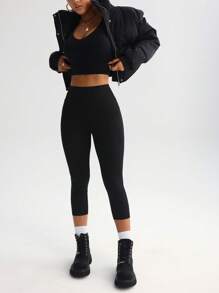 FWH Giacca sportiva alla moda per l'aperto, running, yoga e pilates, con design esclusivo | Pantaloncini sportivi comodi, elastici, a gamba corta, leggeri e multifunzionali con effetto levante e modellante su sedere e gambe
