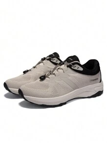 baasploa زوج من أحذية المشي الرياضية الخارجية للرجال، مصنوعة من شبكة تنفس، مريحة وقوية، أحذية رياضية جديدة للمشي - لون مشمشي - مشاهدة 8